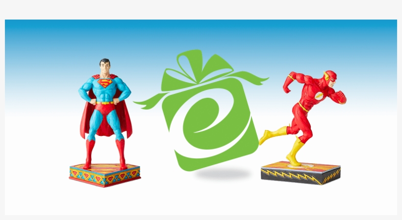 Dc Statues From Enesco - Figurine, transparent png download