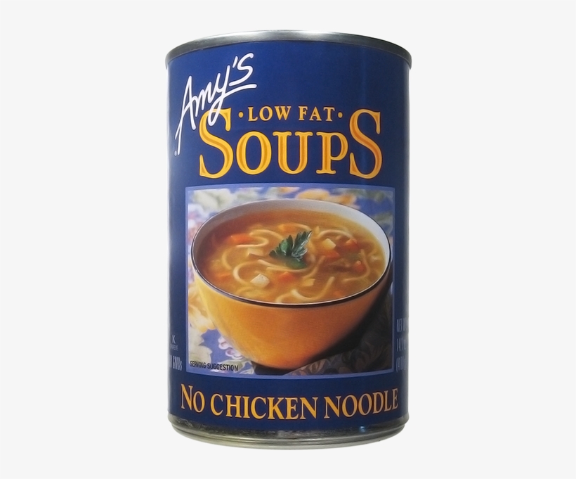 Amys Kitchen No Chicken Noodle Soup Organic Can-14 - Amy's No Chicken Noodle Soup, transparent png download