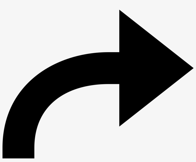 Oojs Ui Icon Arched Arrow Ltr - Graphics, transparent png download