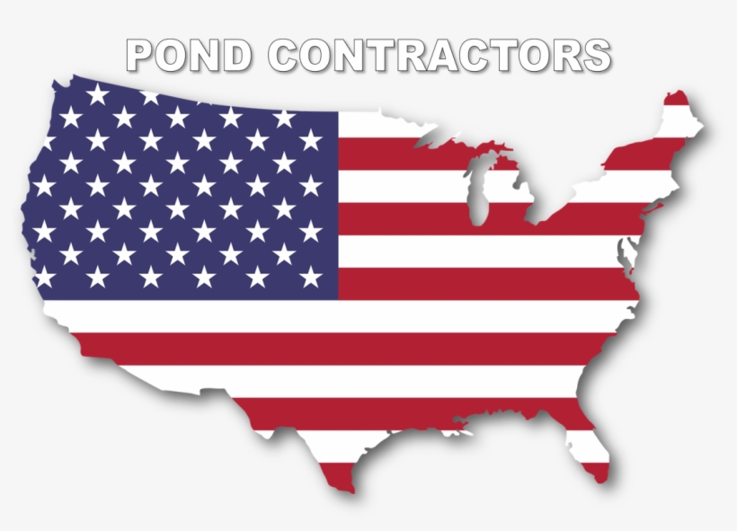 Picture - Map Of America With Flag, transparent png download