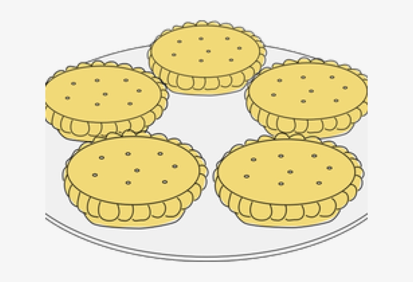 Dinner Plate Clipart Beige - Mince Pie Clip Art, transparent png download