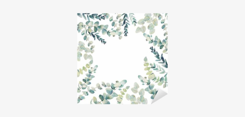 Watercolor Eucalyptus Card Design - Watercolor Eucalyptus, transparent png download