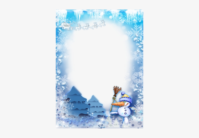 Winter Frames Png - Moldura De Conto De Fadas, transparent png download