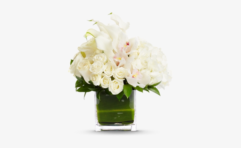 Modern Arrangement - White Floral Centerpieces Png, transparent png download