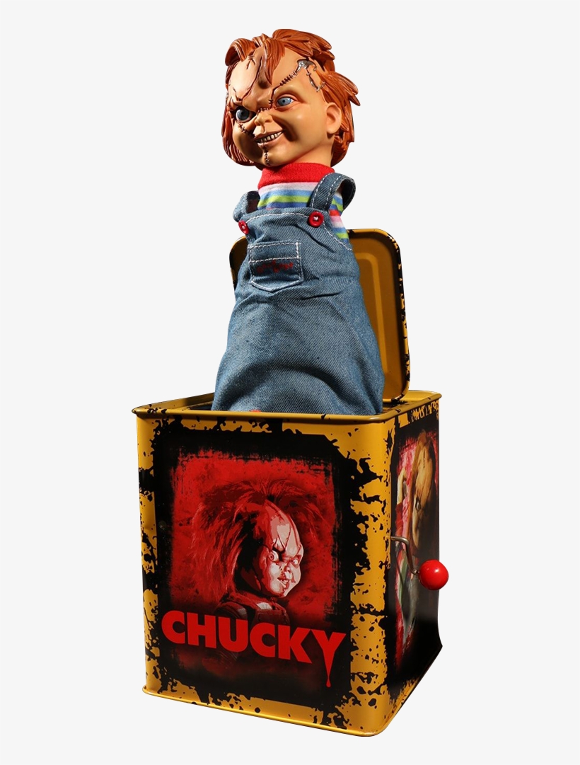 Burst A Box Scarred Chucky Collectible Figure - Child's Play, transparent png download