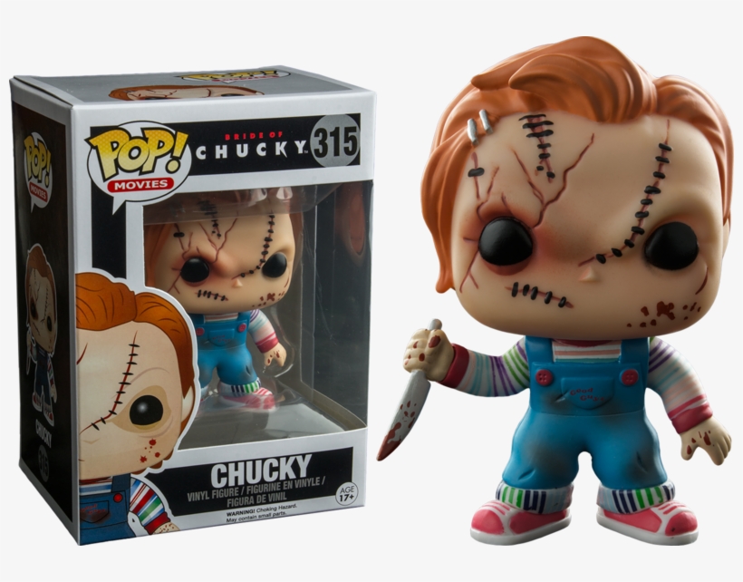 Scarred Chucky Pop Vinyl Figurine - Funko Bride Of Chucky - Scarred Chucky Pop! Vinyl Figure, transparent png download