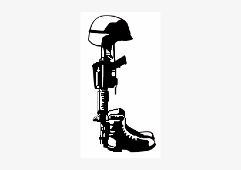 Clip Arts Related To - Boots Rifle Helmet, transparent png download