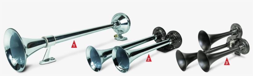 Pacbrake Hp10234 Basic Large Single Air Horn Kit, transparent png download