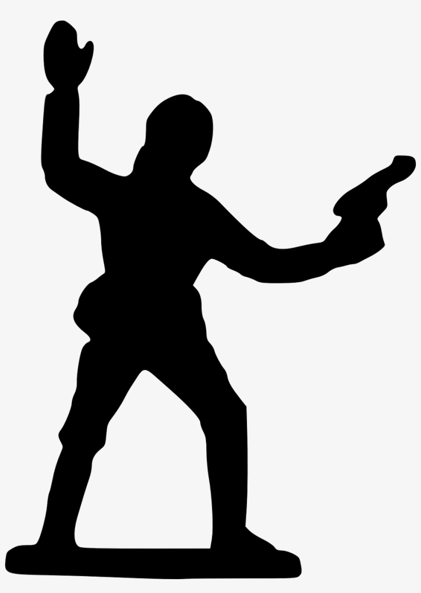 Praying Soldier Silhouette At Getdrawings - Soldier Clipart, transparent png download