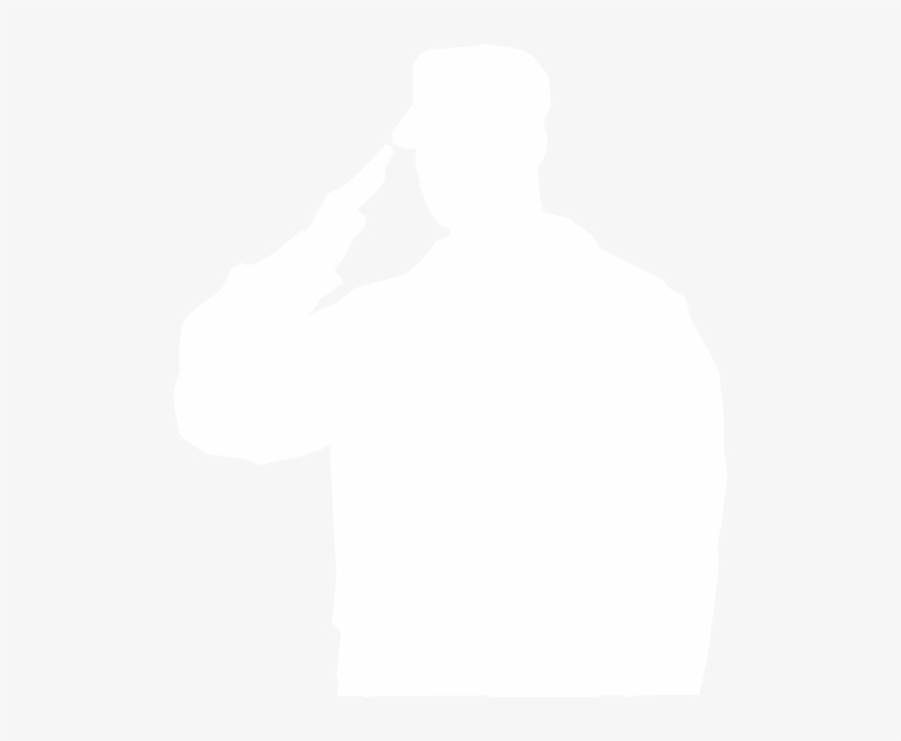 Soldier Silhouette White Transparent Png, transparent png download