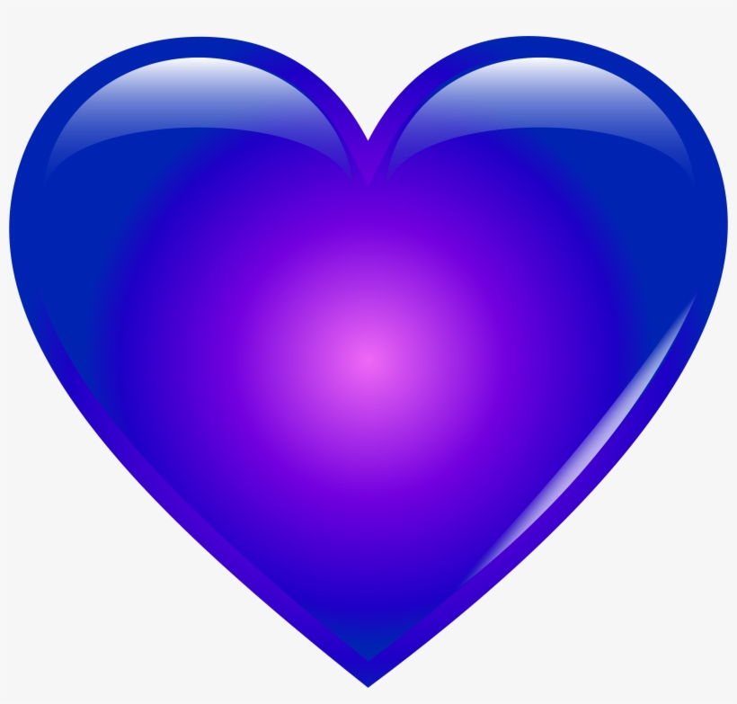 This Free Icons Png Design Of Blue Heart, transparent png download