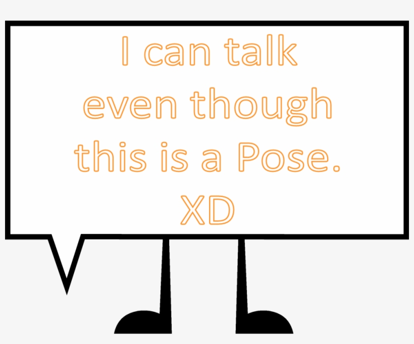 Speech Bubble Pose By Ultrajacob2016-da6gwt7 - Symmetry, transparent png download