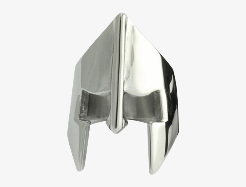 Stainless Steel Spartan Helmet Ring - Steel, transparent png download