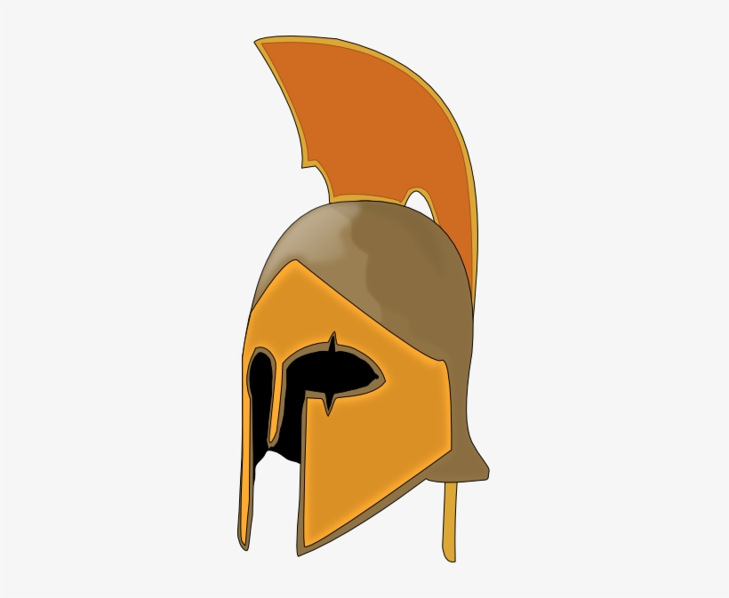 Spartan Clipart - Spartan Helmet Clipart, transparent png download