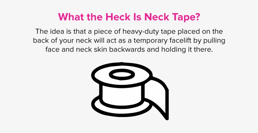 But Before You Hop On The Waitlist For Some Neck Tape - Circle, transparent png download