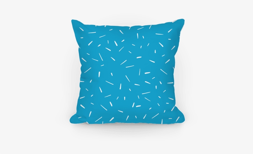 Blue Confetti Pattern Pillow - Space Pillows, transparent png download