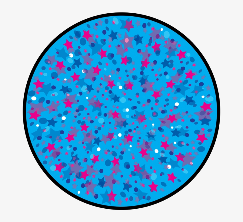Confetti Starfield - Confetti Starfield - Apollo Glass Gobo #c2-1163, transparent png download