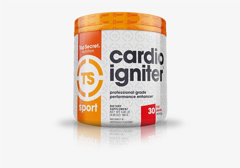 Top Secret Nutrition Cardio Igniter Pre-workout - Top Secret Nutrition Cardio Igniter - 30 Servings Pineapple, transparent png download