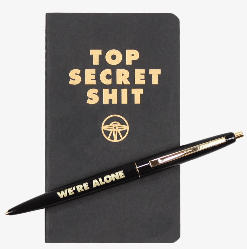 Top Secret Mini Notebook & Pen Set - Notebook, transparent png download