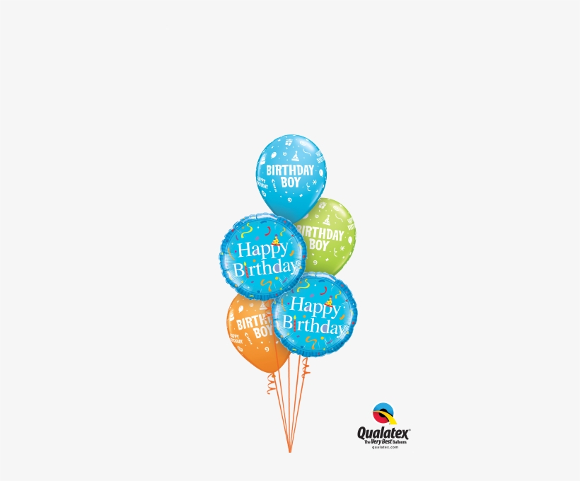 Confetti Birthday Boy Bouquet - 22 Birthday Boy Balloons, transparent png download