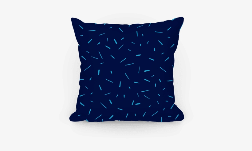 Navy Confetti Pattern Pillow - Asexual Nah, transparent png download