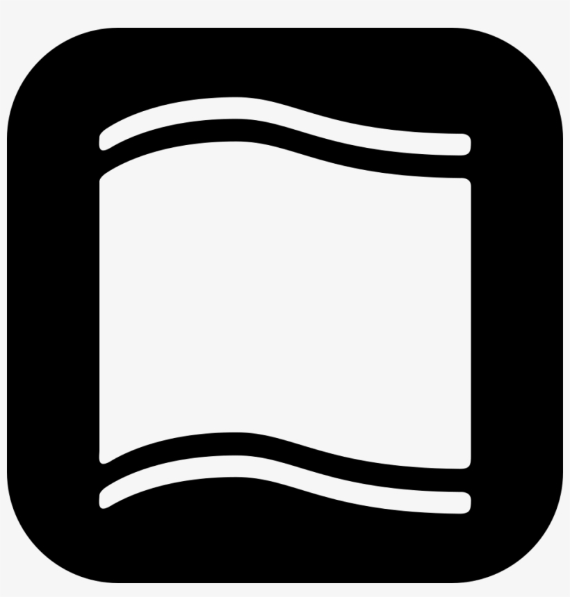 Ribbon With Lines Border In A Rounded Square Comments - Vector Graphics, transparent png download