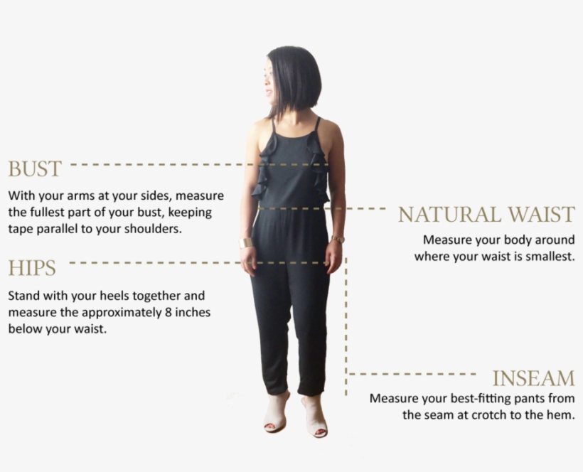 Follow The Following Directions To Take Your Measurements - Standing, transparent png download