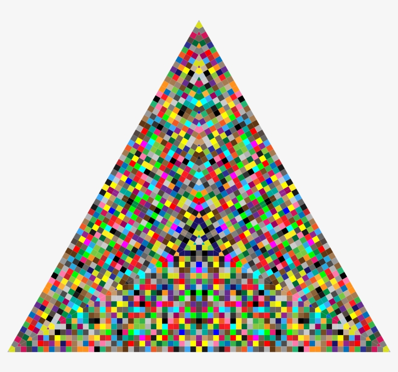 Medium Image - Colorful Triangle Transparent, transparent png download