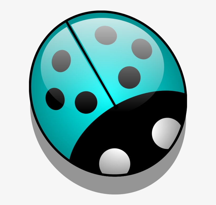 Ladybug Free - Clip Art Black And White Lady Bug, transparent png download
