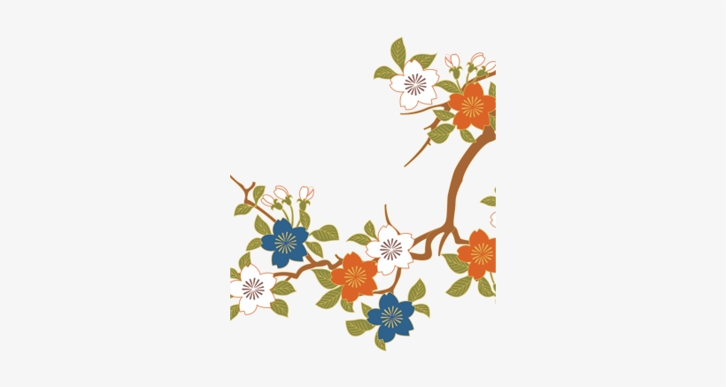 Orange And Blue Flowers, transparent png download
