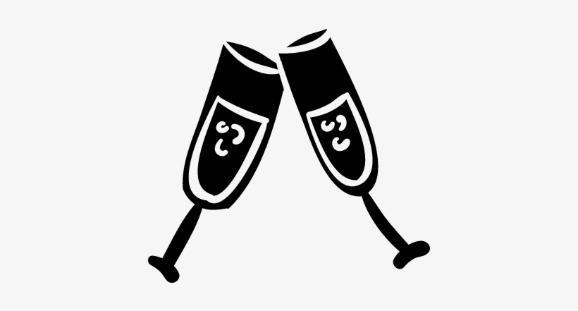 Champagne Toast Vector - Icon, transparent png download