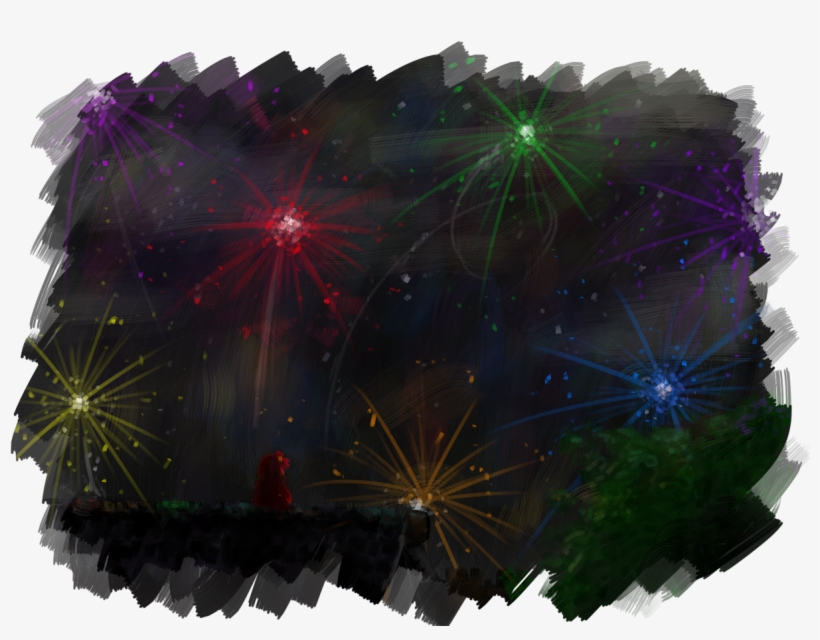 Colorful Explosions - Fireworks, transparent png download