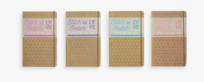 Stitch & Sketch Cover Sketchbook - Notebook, transparent png download