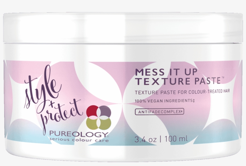 Shop Pureology Mess It Up Texture Hair Paste With Shea, transparent png download