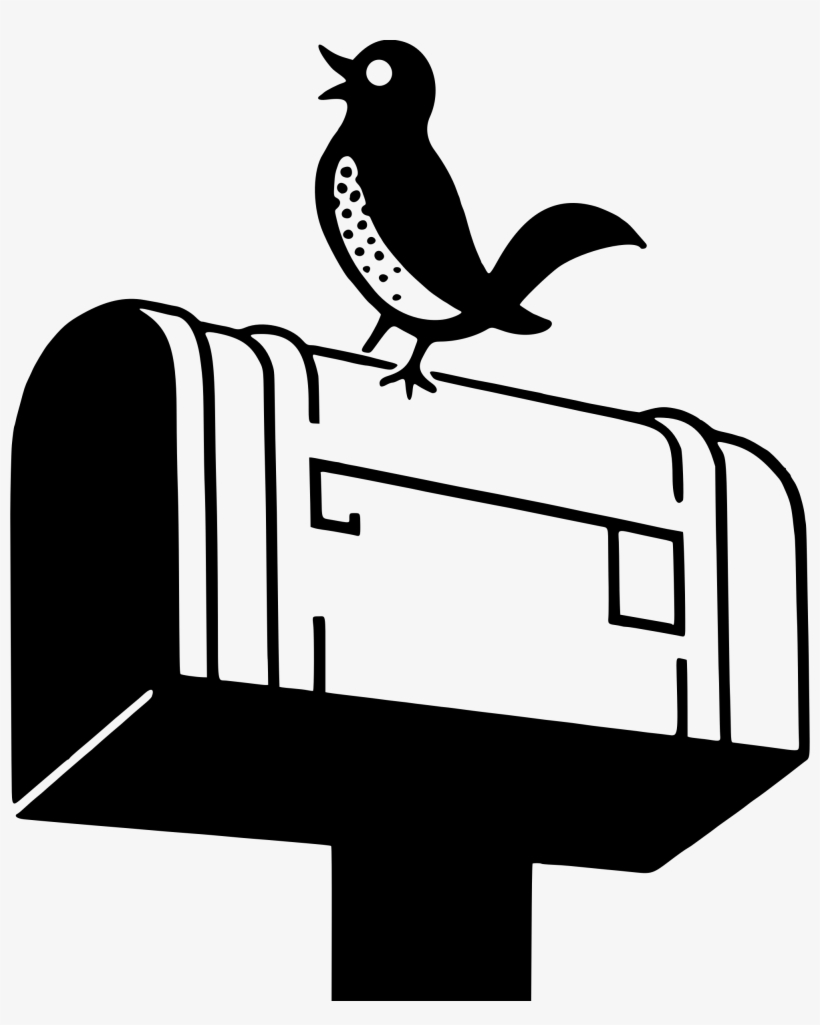 This Free Icons Png Design Of Bird On A Mailbox, transparent png download