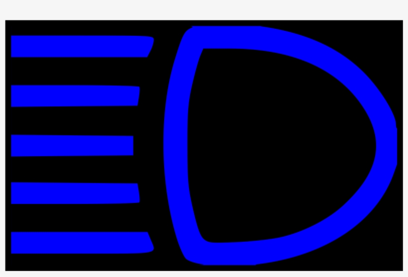 Open - Low Beam And High Beam Car Symbol, transparent png download