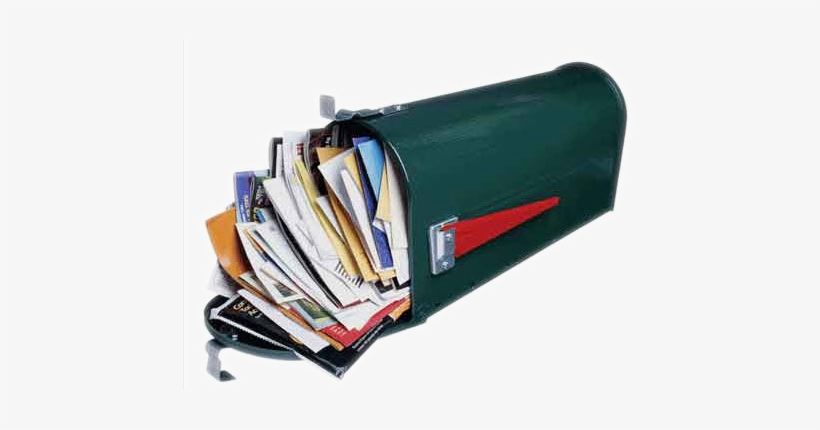 Overflowing Mailbox - Full Mailbox, transparent png download
