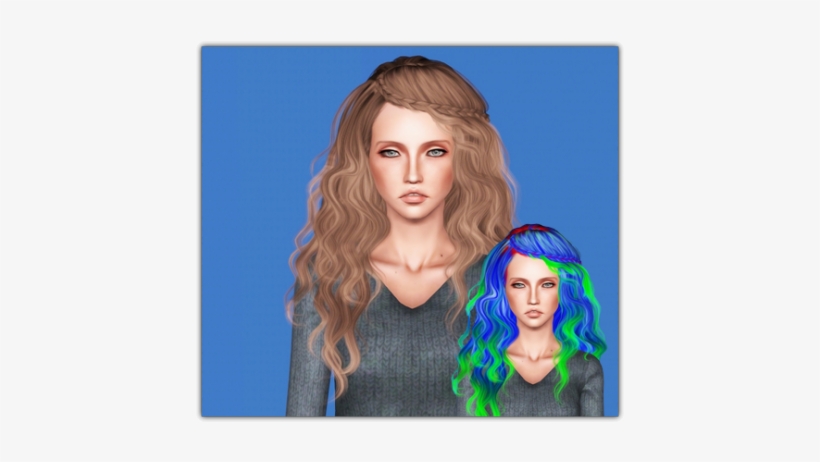 Genesis Cas Thumbnail Converted By Imamiii Hair Texture - Girl, transparent png download