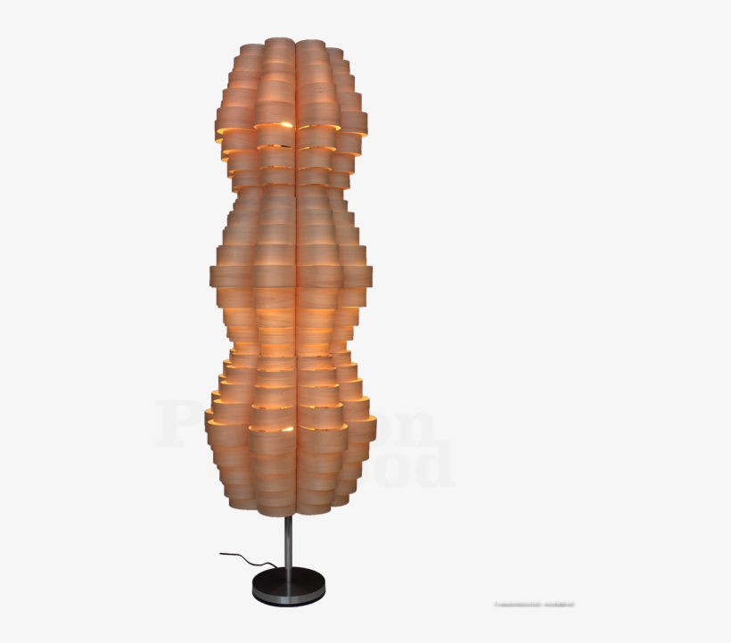 Glow Floor Lamp In Toulip Wood - Transparent Png Oak Floor, transparent png download