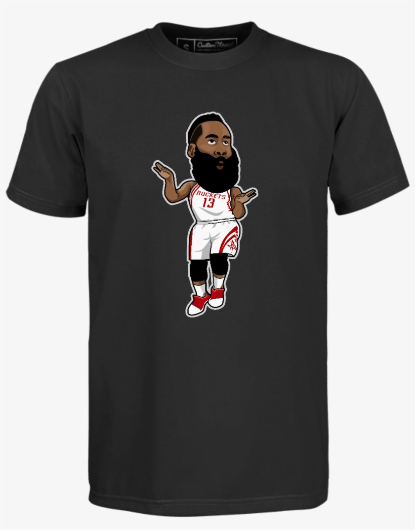 James Harden Cartoon Shirt - Head Start Shirts, transparent png download