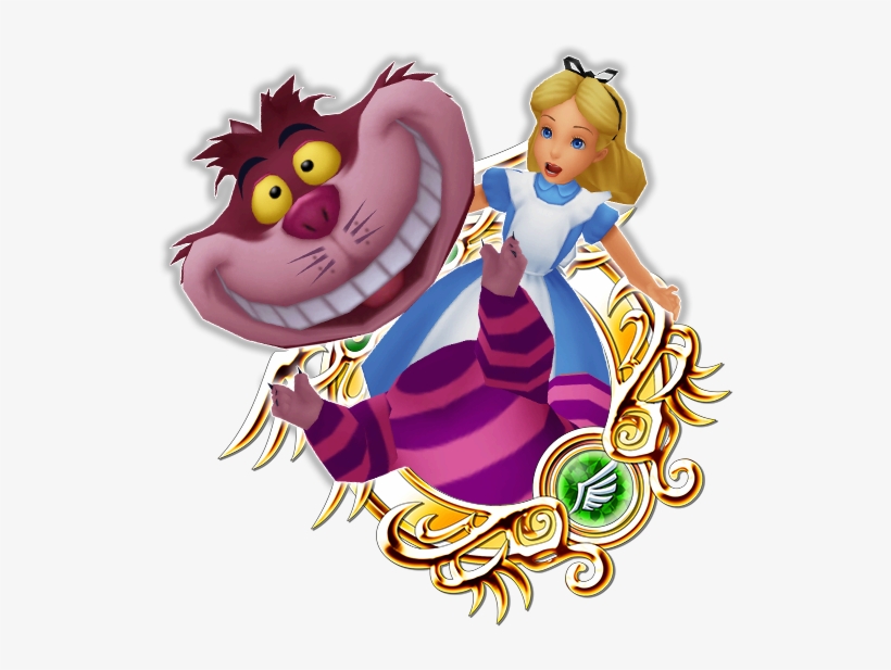 Alice & Cheshire Cat - Alice And Cheshire Cat Medal, transparent png download
