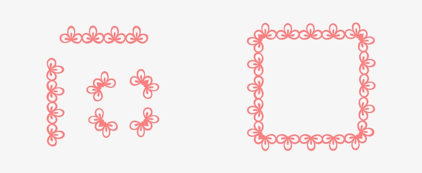 Frame, Flower, Border, Elements, Decorative, Decoration - Scalable Vector Graphics, transparent png download