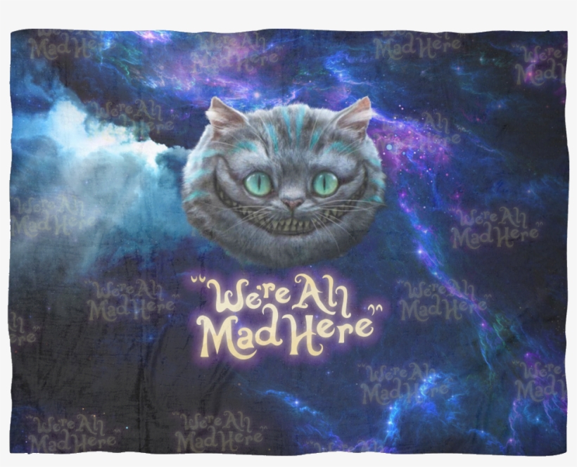 Cheshire Cat Fleece Blanket - Bobbycool Colorful Life Hometextile Handicrafts Diamond, transparent png download