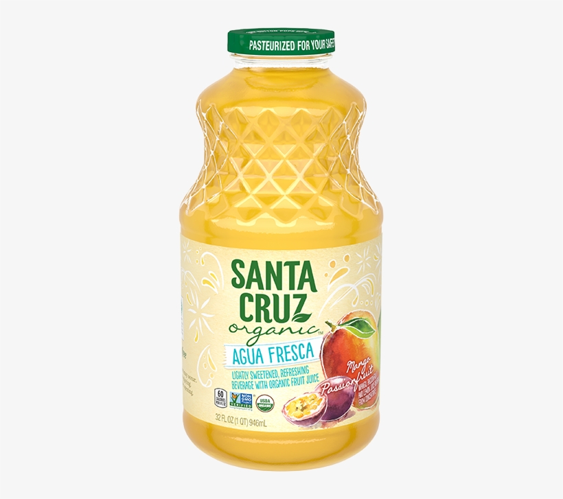 Grapefruit - Santa Cruz Organic Organic Agua Fresca Mango Passionfruit, transparent png download