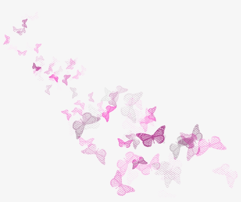 Butterflies Decoration Png Clipart Picture - Butterfly Bunch Png, transparent png download