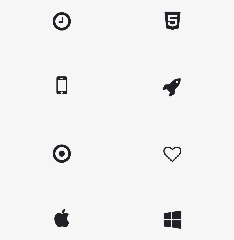 Font Awesome Icons - Illustration, transparent png download