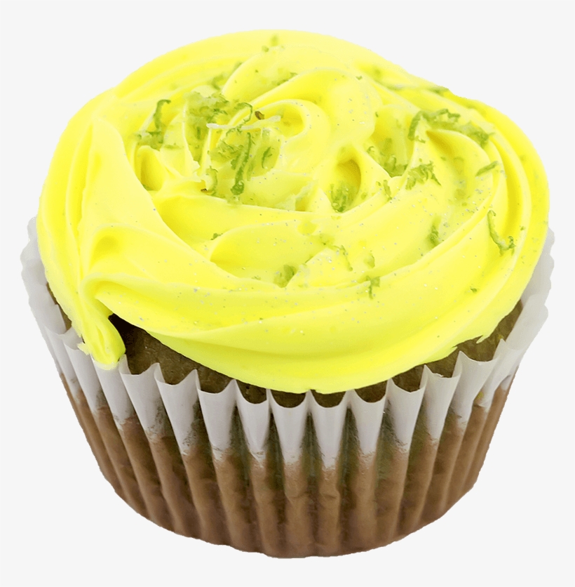 Jumbo Lemon Cupcake - Cupcake, transparent png download