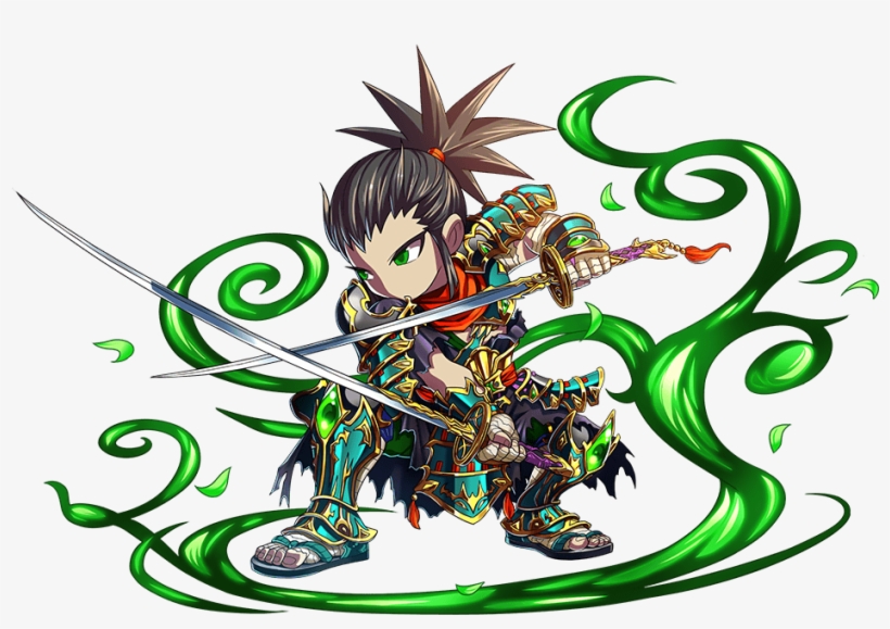 Brave Frontier Swift Katana Toutetsu - Illustration, transparent png download