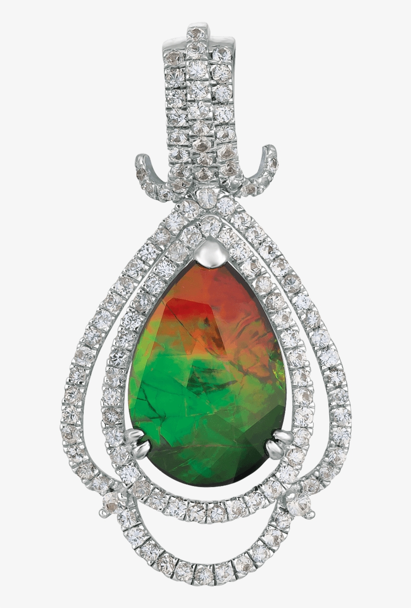 Sapphire Sterling Silver Teardrop Alexandria Pendant - Pendant, transparent png download