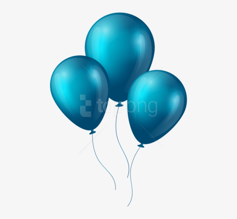 Free Png Download Blue Balloons Png Images Background - Blue & Green Balloons Png, transparent png download
